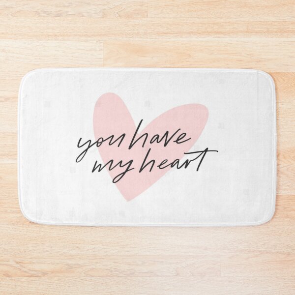 Item preview, Romantic Pink Heart Love Quote designed and sold by NNCollection.