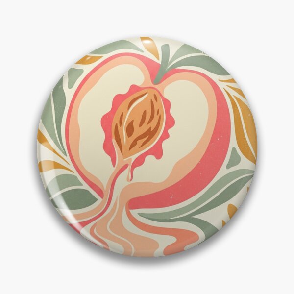 Item preview, Retro Peach Nectar Vintage 70s Pop Art designed and sold by DuckOddity.
