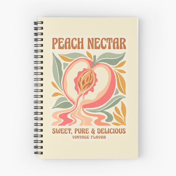 Item preview, Retro Peach Nectar Vintage 70s Pop Art designed and sold by DuckOddity.