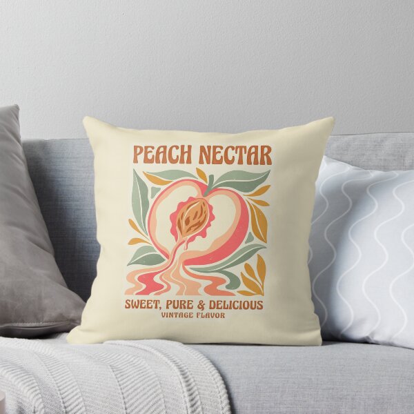 Item preview, Retro Peach Nectar Vintage 70s Pop Art designed and sold by DuckOddity.