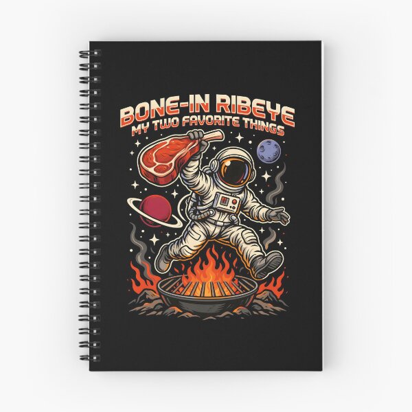 Item preview, Bone in Ribeye My Two Favorite Things Retro BBQ for Steak Lovers designed and sold by Redgiant87x.