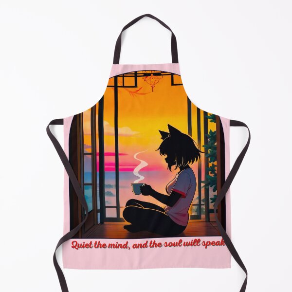 Item preview, unset Zen: Cat-Eared Anime Girl Relaxing at Twilight designed and sold by BLUESKY11a.