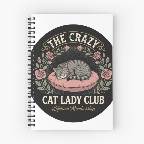 Item preview, The Crazy Cat Lady Club Vintage Shirt designed and sold by TeNovaStudio.