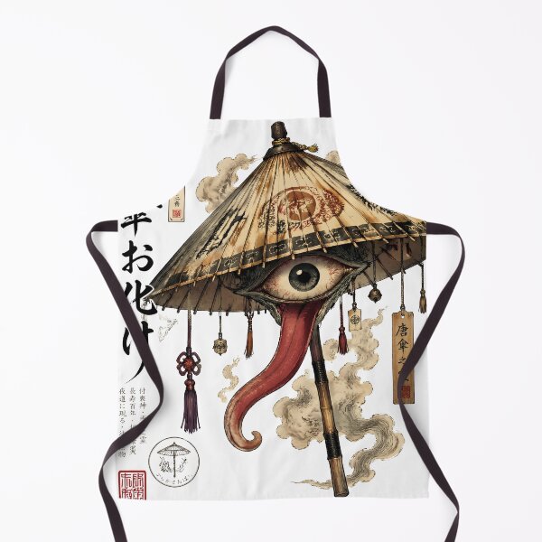 Item preview, Karakasa Obake Yokai Art – Haunted Umbrella Spirit Illustration designed and sold by kaxymax.