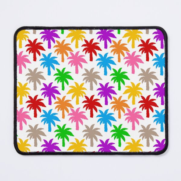 Item preview, Colorful Rainbow Palm Trees Design - White  designed and sold by PatternTitan.