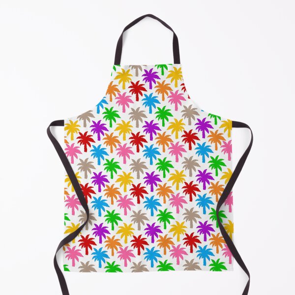 Item preview, Colorful Rainbow Palm Trees Design - White  designed and sold by PatternTitan.