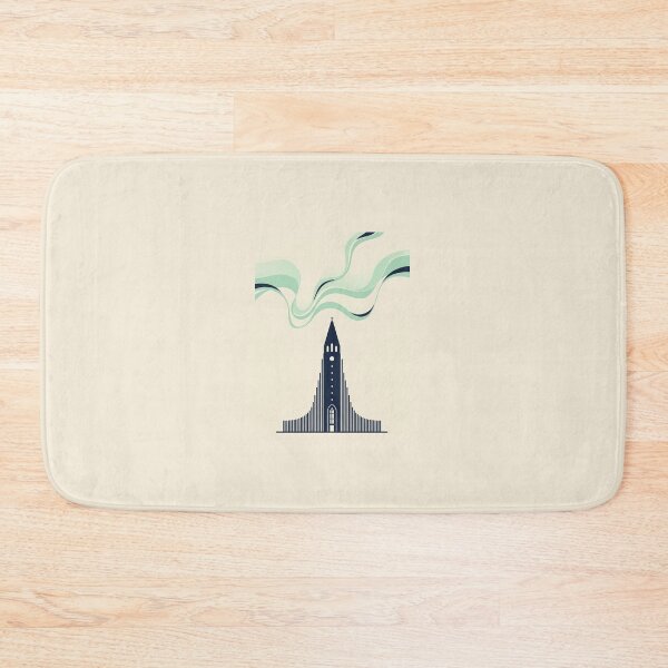 Item preview, Minimalist Reykjavik Iceland Northern Lights Travel designed and sold by DuckOddity.