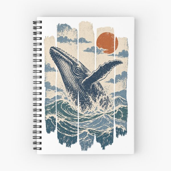 Item preview, Humpback Whale in the Ocean Waves designed and sold by VisualArtsOasis.