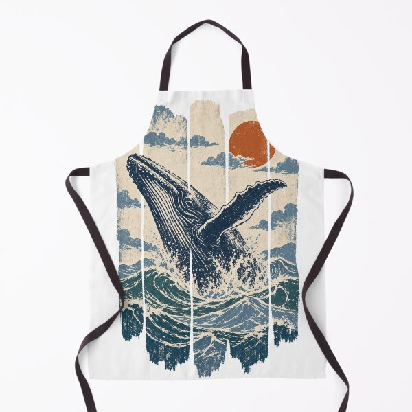 Item preview, Humpback Whale in the Ocean Waves designed and sold by VisualArtsOasis.