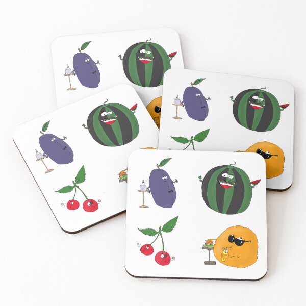 Item preview, Fruit Mood Sticker Pack Vol 1 | Funny Cute Healthy Summer Meme designed and sold by MyxaART.