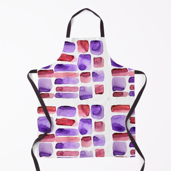 Item preview, Playful Watercolor Swatches Vibrant Royal Purple and Crimson Red designed and sold by Designs by Sara Felton.
