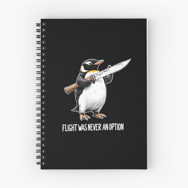 Item preview, Flight Was Never an Option Funny Penguin designed and sold by MaciejRudzinsky.
