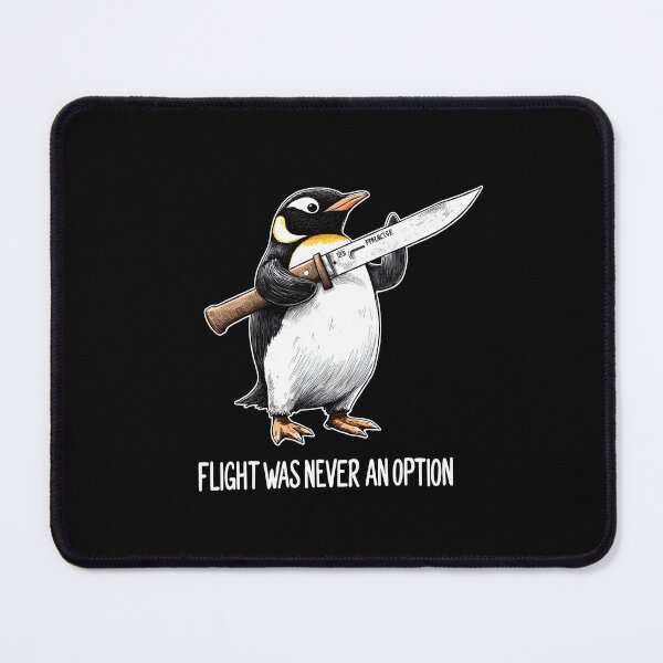 Item preview, Flight Was Never an Option Funny Penguin designed and sold by MaciejRudzinsky.