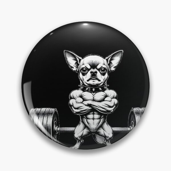 Item preview, Chihuahua Gym Motivation - Soul Of A Pitbull Funny Weightlifting designed and sold by PurfectPredator.