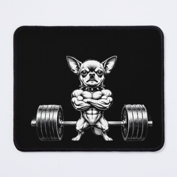 Item preview, Chihuahua Gym Motivation - Soul Of A Pitbull Funny Weightlifting designed and sold by PurfectPredator.