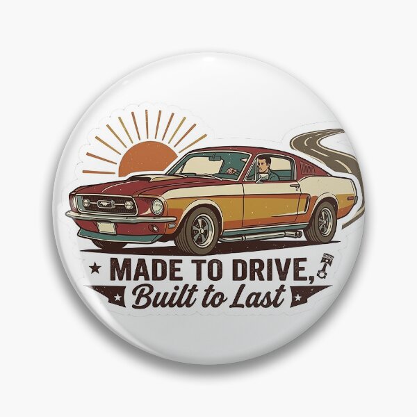 Item preview, Made to Drive Classic Car Sticker designed and sold by PetArtt.