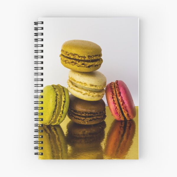 Item preview, Colorful Stack Of French Macarons On Gold Surface With Reflections — Gourmet Dessert Display designed and sold by Nmallia.