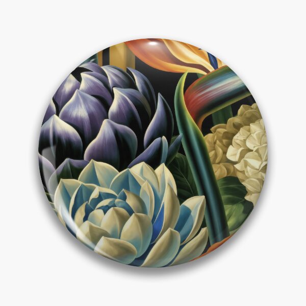 Item preview, Wall Art - Postcard - Botanical Opulence — Art Deco Floral Symphony in Bold Color designed and sold by ForeverPrintsOK.