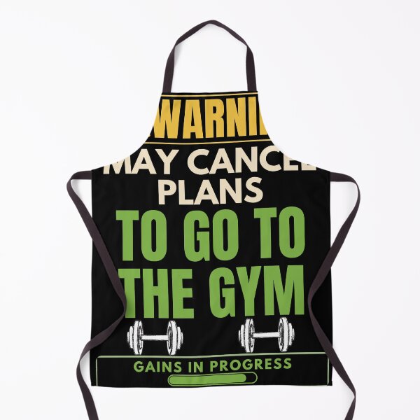 Item preview, Warning May Cancel Plans To Go To The Gym Funny Fitness T-Shirt designed and sold by Uvclick.