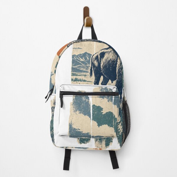 Item preview, Lone Bison on the Prairie at Sunset designed and sold by VisualArtsOasis.