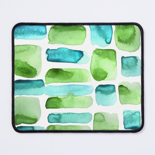 Artikelvorschau, Verspielte Aquarellfarben, elegantes Sommerblaugrün entworfen und verkauft von Designs by Sara Felton.