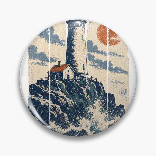 Item preview, Lighthouse on the Coastal Cliffs designed and sold by VisualArtsOasis.