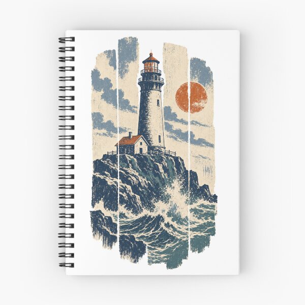 Item preview, Lighthouse on the Coastal Cliffs designed and sold by VisualArtsOasis.