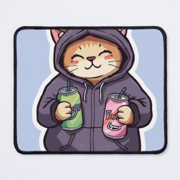 Item preview, No Sleep Just Gaming Cat Sticker designed and sold by Stylestickers55.