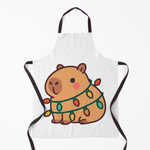 Artikelvorschau, Cozy Holiday Capybara - Christmas Kawall Sticker entworfen und verkauft von foryouandyours.
