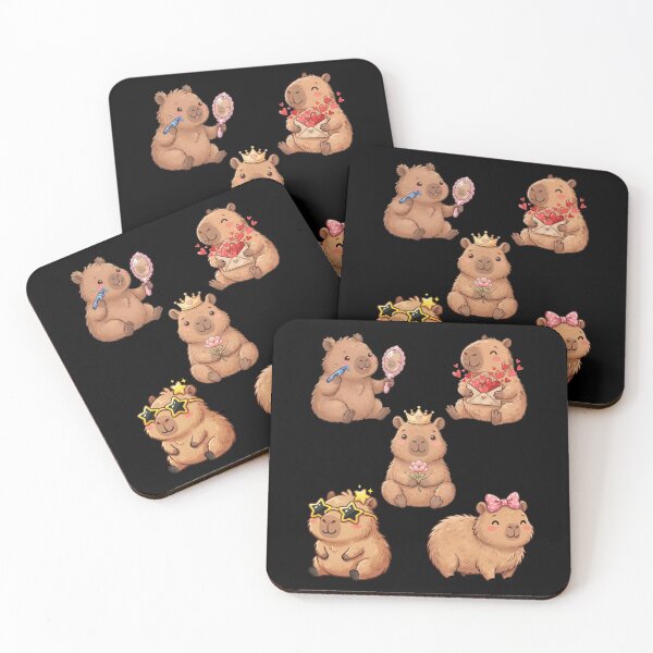 Item preview, Cute Beauty Fabulous Capybara designed and sold by EfiKrios.