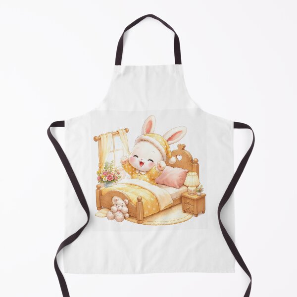 Item preview, Cute Bunny in Lovely Bedroom designed and sold by Pim-Crystal.