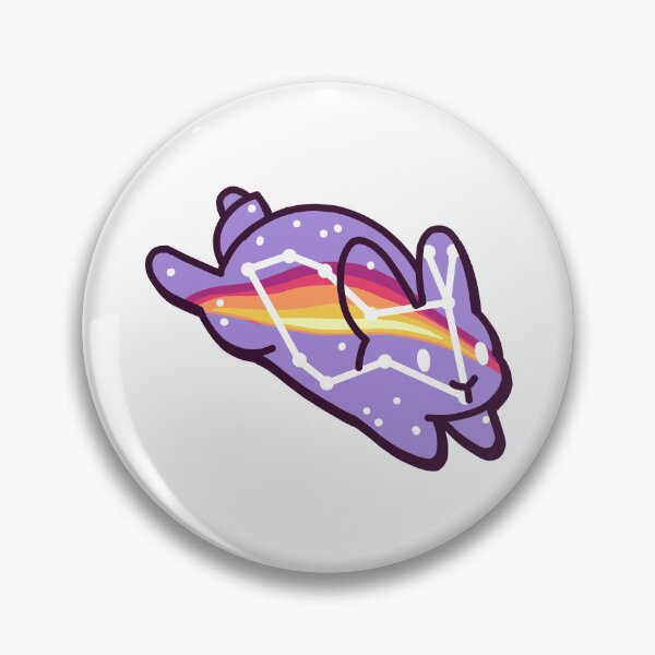 Item preview, Colorful Bunny With Lepus Constellation – Cute Kawaii-Inspired Design designed and sold by dittoon.