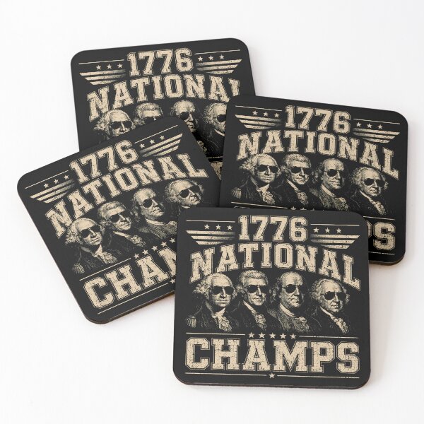 Item preview, 1776 National Champions, Funny 4th of July Patriotic, Funny Founding Fathers designed and sold by rusiaa.