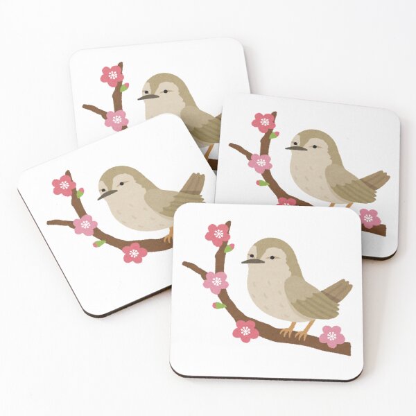 Item preview, Cute Bird on Cherry Blossom Branch designed and sold by DailyDoodlesBySumbul.