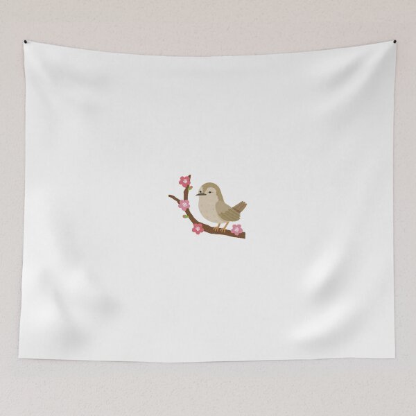 Item preview, Cute Bird on Cherry Blossom Branch designed and sold by DailyDoodlesBySumbul.