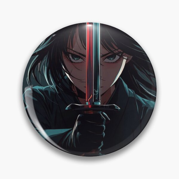 Item preview, NINJA GIRL WITH KNIFE designed and sold by SquareSign.