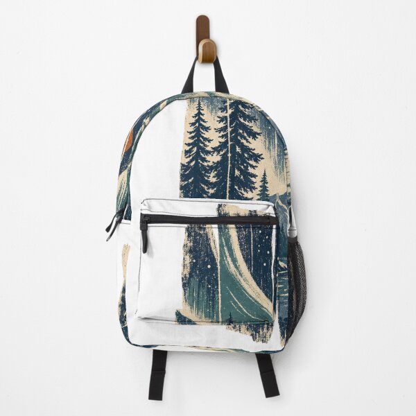 Item preview, Pine Forest Under the Northern Lights designed and sold by VisualArtsOasis.