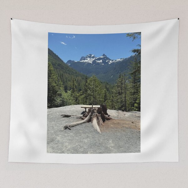 Item preview, Mountain View with Tree Stump designed and sold by veraD58.