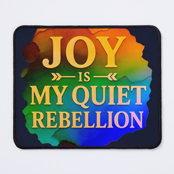 Item preview, Joy Is My Quiet Rebellion Colorful Ink Art designed and sold by TrinovaCreates.