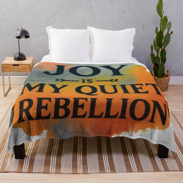 Item preview, Joy Is My Quiet Rebellion Art designed and sold by TrinovaCreates.