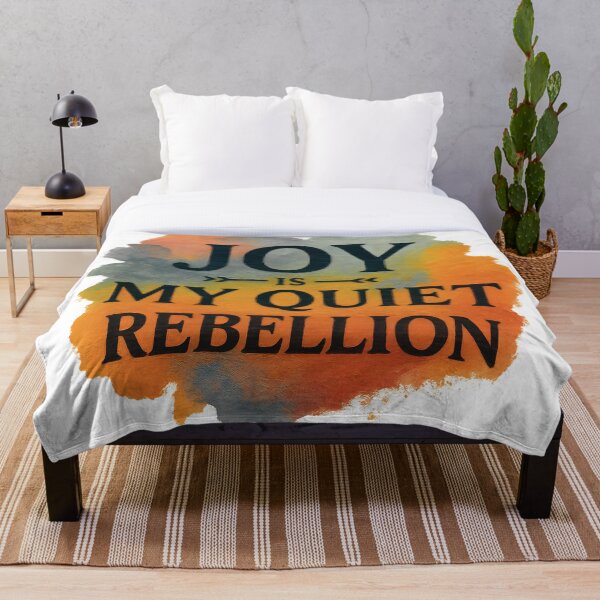 Artikelvorschau, Freude ist meine stille Rebellion Kunst entworfen und verkauft von TrinovaCreates.