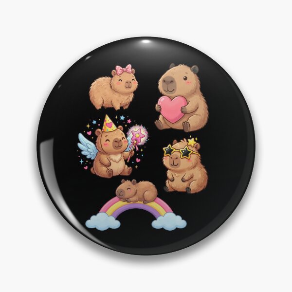 Item preview, Cute Pride Capybara designed and sold by EfiKrios.