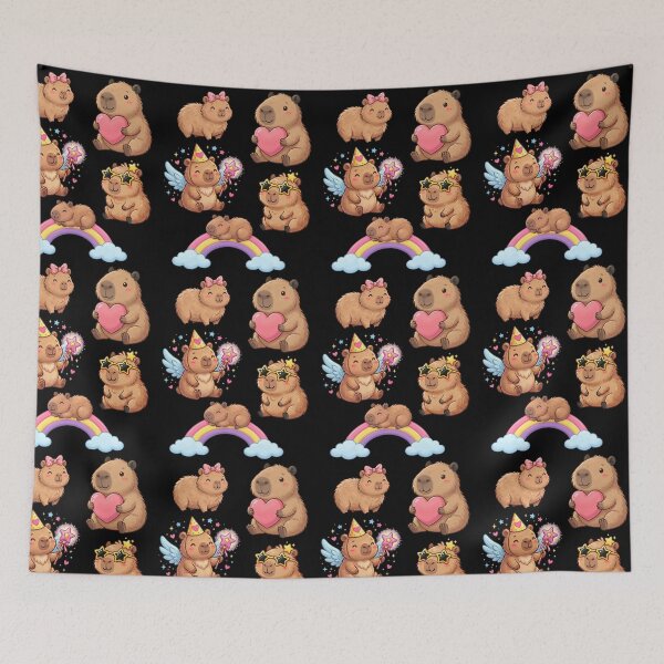 Item preview, Cute Pride Capybara designed and sold by EfiKrios.