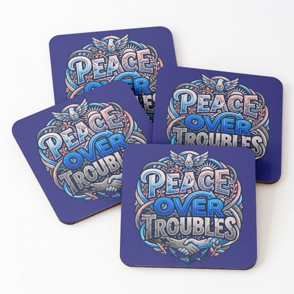 Item preview, Peace Over Troubles - Slate Luxury Edition designed and sold by TrinovaCreates.