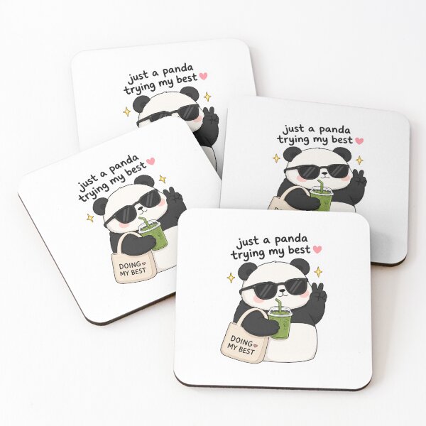 Item preview, Panda Trying designed and sold by Snikdha.