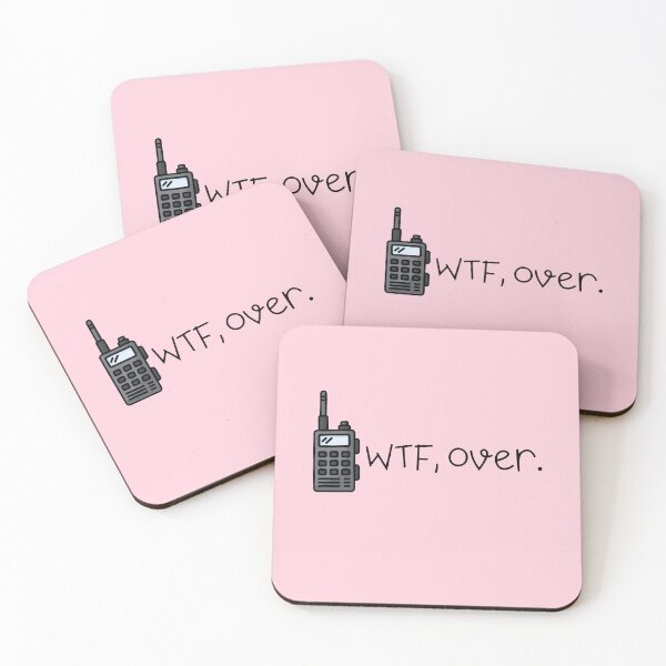 Item preview, WTF Funny Walkie Talkie | Radio Communication Humor Sticker designed and sold by ronakris009.