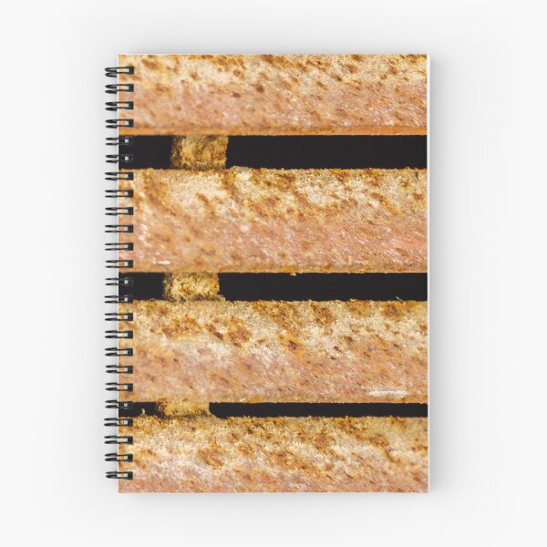 Item preview, Rusty Metal Slats Close-Up Showing Corrosion Texture and Industrial Decay Pattern designed and sold by Nmallia.