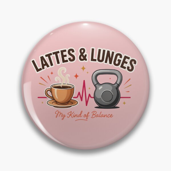 Item preview, Lattes & Lunges designed and sold by Pixel-Lair.