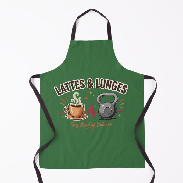 Item preview, Lattes & Lunges designed and sold by Pixel-Lair.