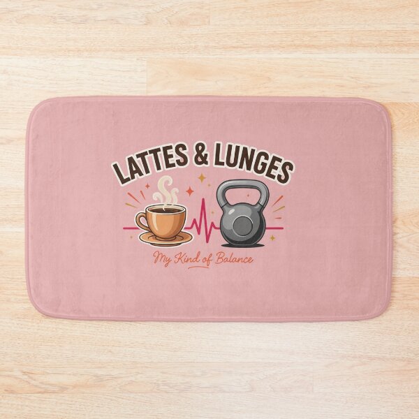 Item preview, Lattes & Lunges designed and sold by Pixel-Lair.
